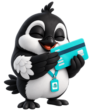 StageDue mascot managing approval and payment